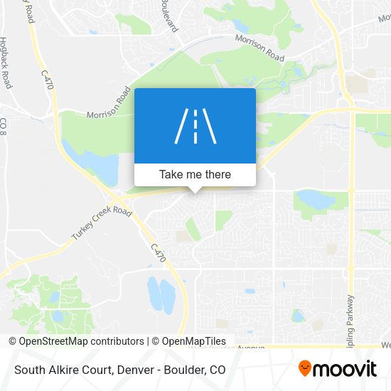 Mapa de South Alkire Court