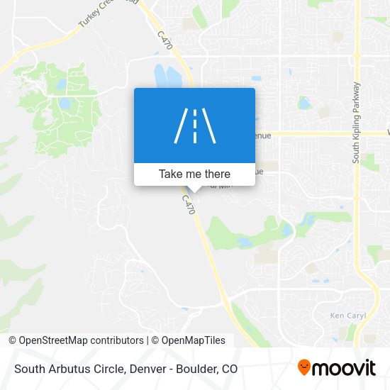 South Arbutus Circle map