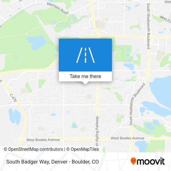 Mapa de South Badger Way