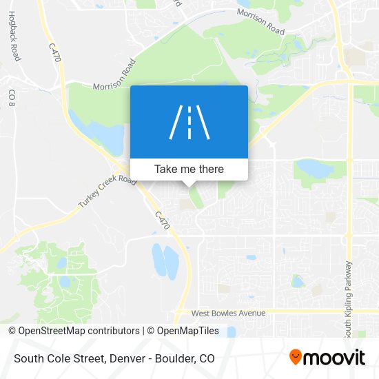South Cole Street map