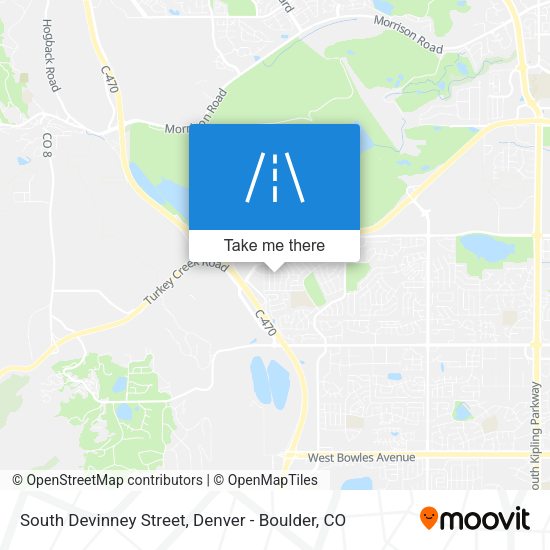 South Devinney Street map