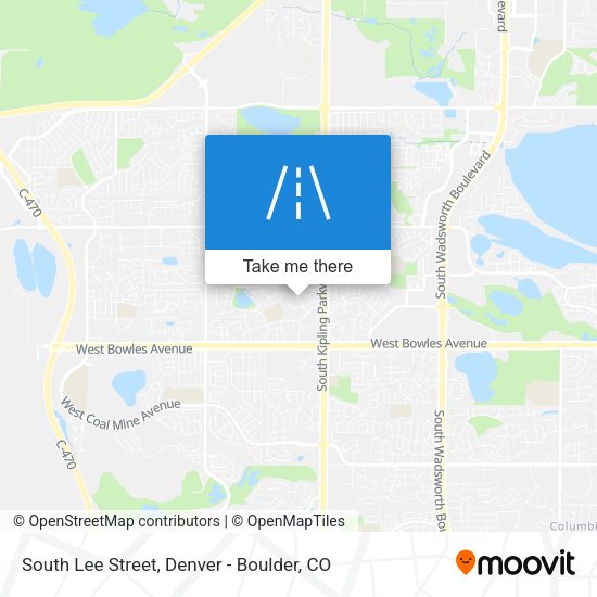 South Lee Street map