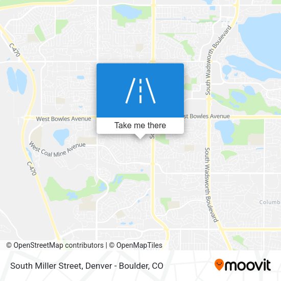 Mapa de South Miller Street