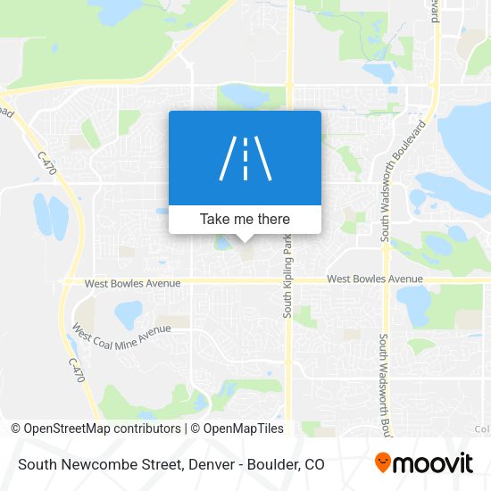Mapa de South Newcombe Street