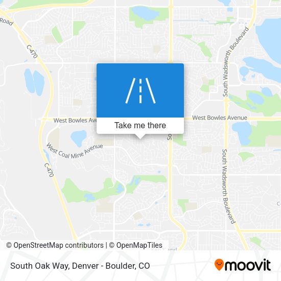 Mapa de South Oak Way