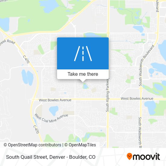 Mapa de South Quail Street