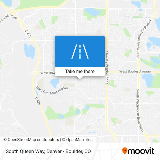 South Queen Way map