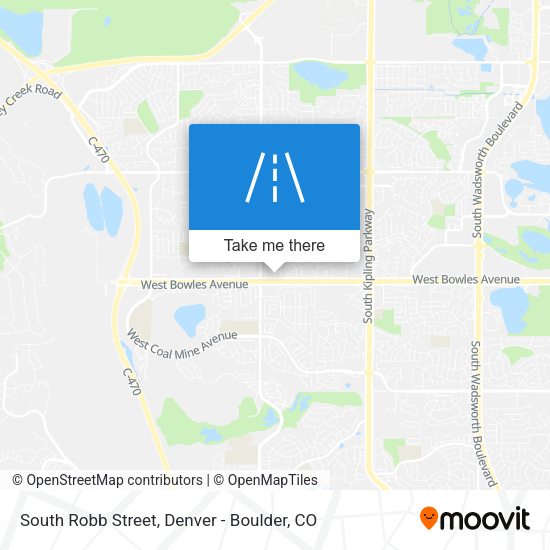 Mapa de South Robb Street