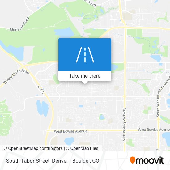 Mapa de South Tabor Street