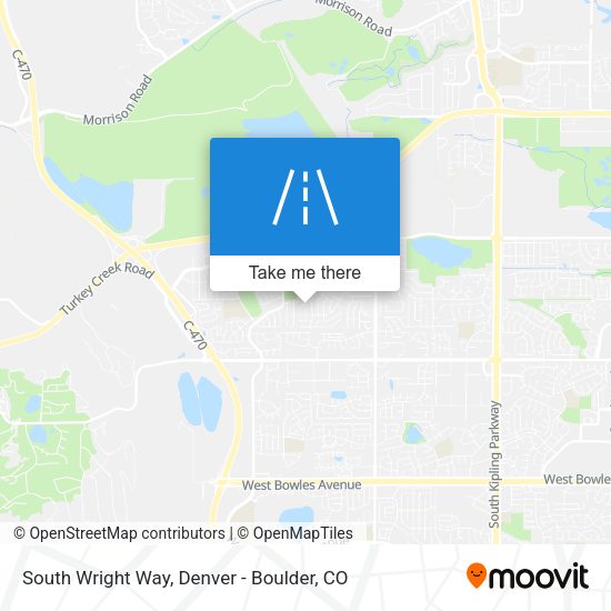 South Wright Way map