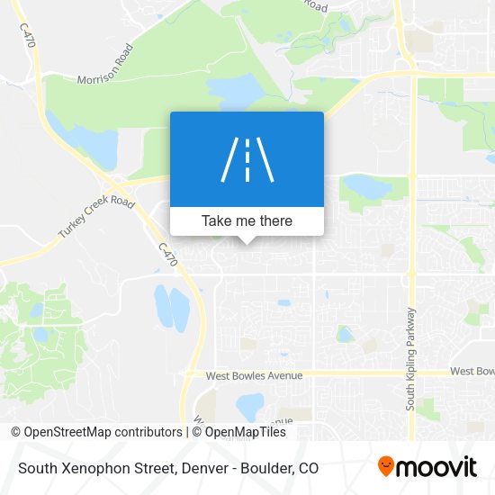 South Xenophon Street map