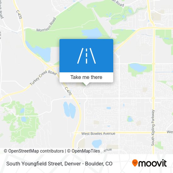 Mapa de South Youngfield Street