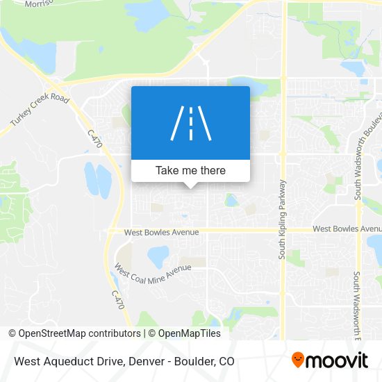 West Aqueduct Drive map