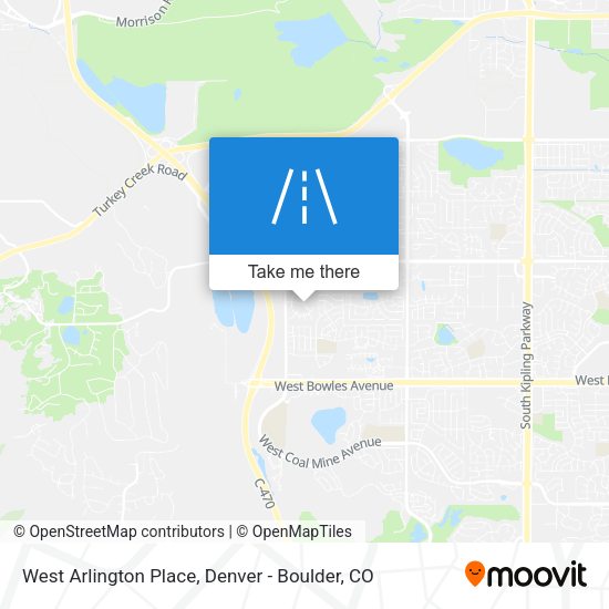 West Arlington Place map