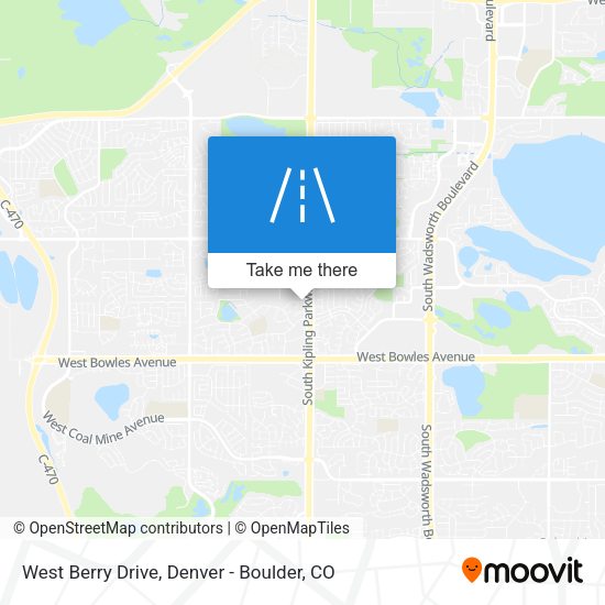 West Berry Drive map