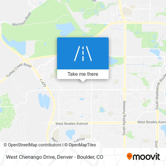 West Chenango Drive map