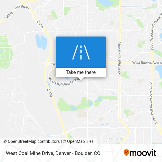 Mapa de West Coal Mine Drive