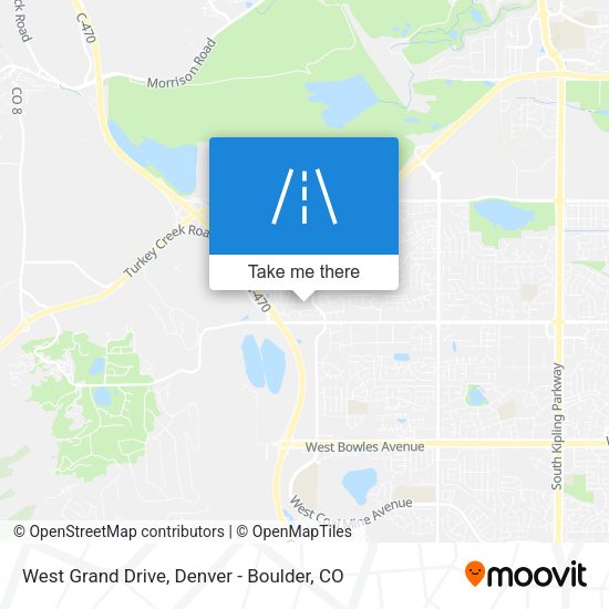 West Grand Drive map
