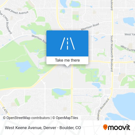 West Keene Avenue map