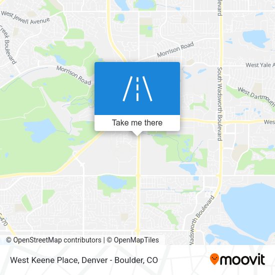 West Keene Place map