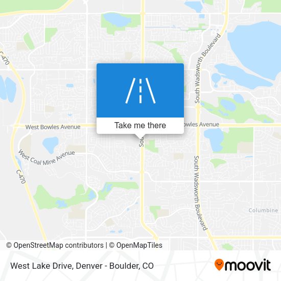Mapa de West Lake Drive