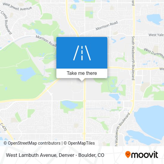 West Lambuth Avenue map