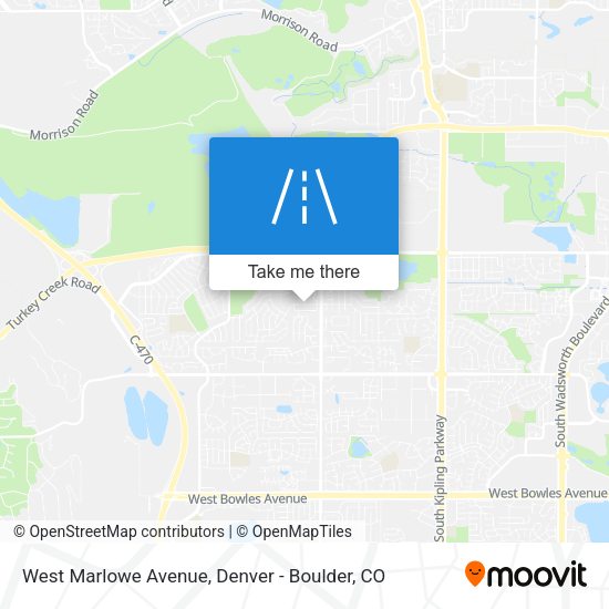 West Marlowe Avenue map