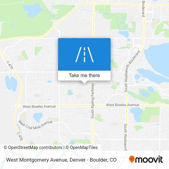 Mapa de West Montgomery Avenue