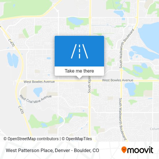 Mapa de West Patterson Place