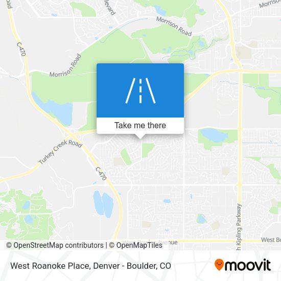 Mapa de West Roanoke Place