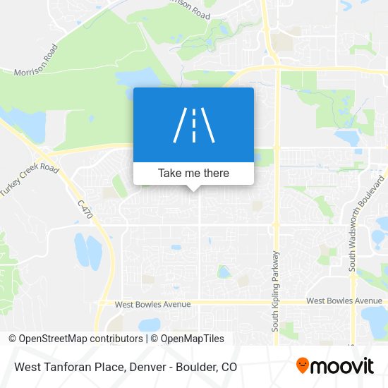 West Tanforan Place map