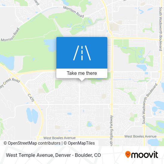 Mapa de West Temple Avenue