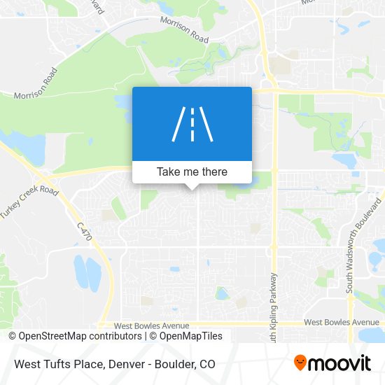 Mapa de West Tufts Place