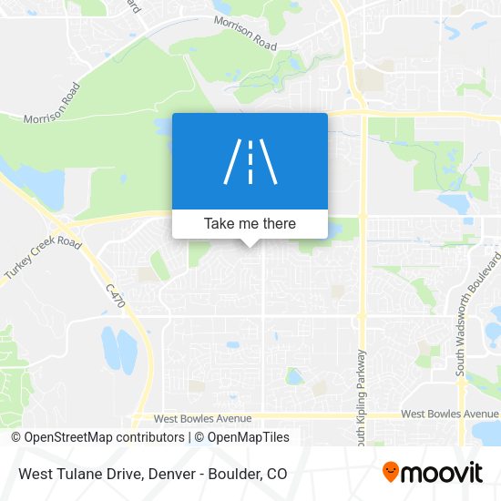 Mapa de West Tulane Drive