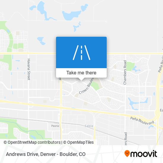 Andrews Drive map