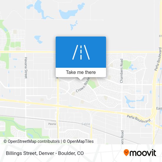 Billings Street map