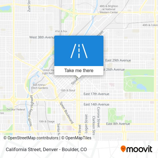 Mapa de California Street