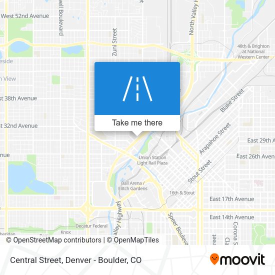 Central Street map