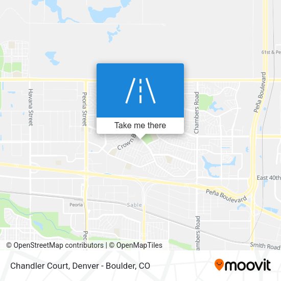 Chandler Court map