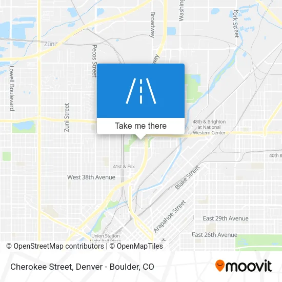 Cherokee Street map