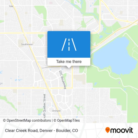 Mapa de Clear Creek Road