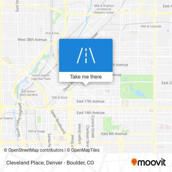 Mapa de Cleveland Place