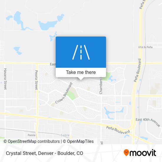Crystal Street map