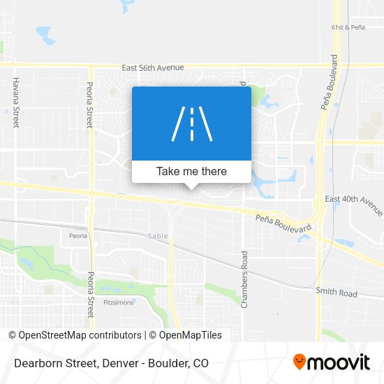 Dearborn Street map