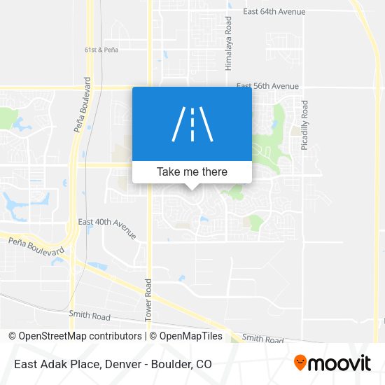 Mapa de East Adak Place