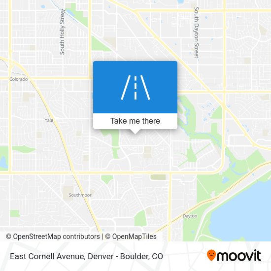 East Cornell Avenue map