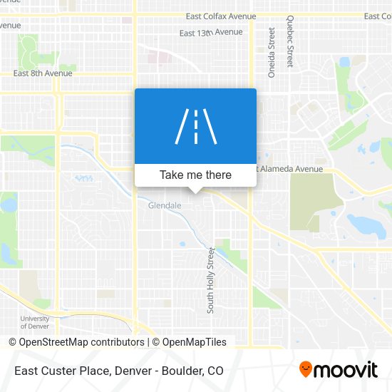 Mapa de East Custer Place