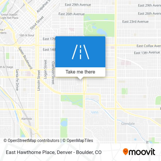 Mapa de East Hawthorne Place