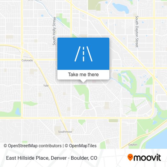 East Hillside Place map