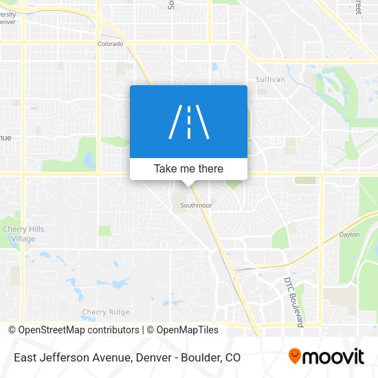 Mapa de East Jefferson Avenue